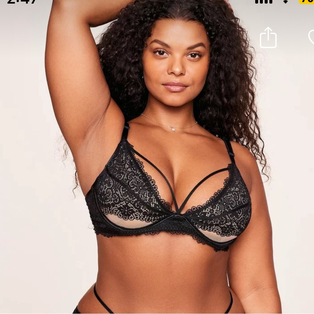 Adore Me Unlined Plunge Bra 42D